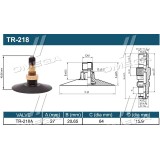Камера шин  11,2-24 (280/85-24)/12,4-24 (320/8524) TR-218A (Kabat)