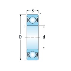 Підшипник кульковий 30х62х16  (Timken)